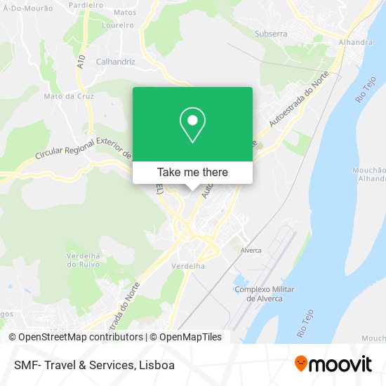 SMF- Travel & Services mapa