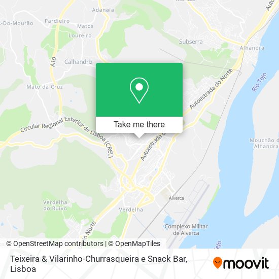 Teixeira & Vilarinho-Churrasqueira e Snack Bar map