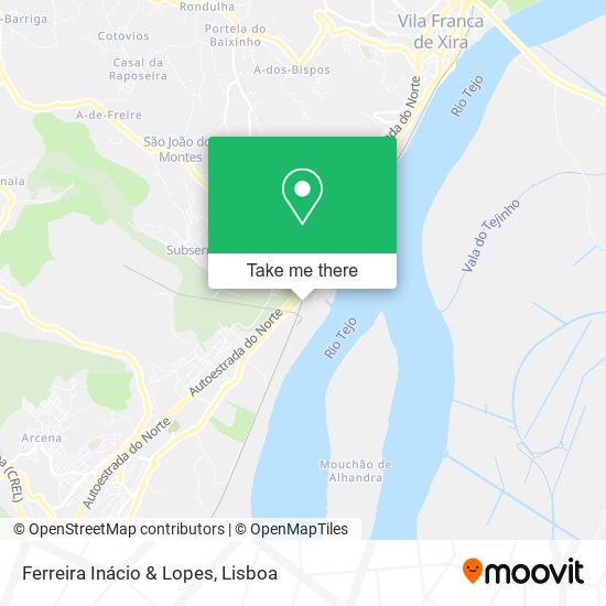 Ferreira Inácio & Lopes map