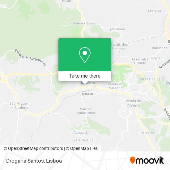 Drogaria Santos mapa