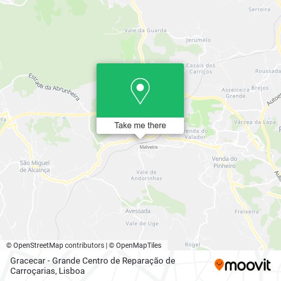 Gracecar - Grande Centro de Reparação de Carroçarias map