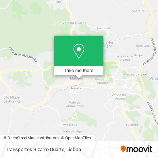Transportes Bizarro Duarte map