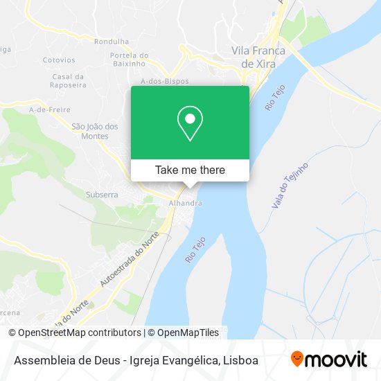 Assembleia de Deus - Igreja Evangélica mapa