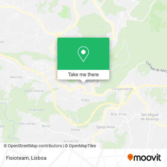 Fisioteam map