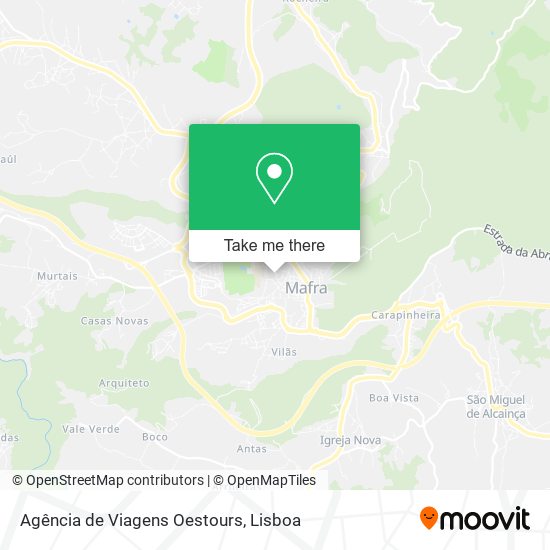 Agência de Viagens Oestours map