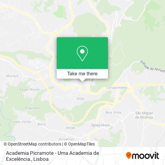 Academia Picramote - Uma Academia de Excelência. map