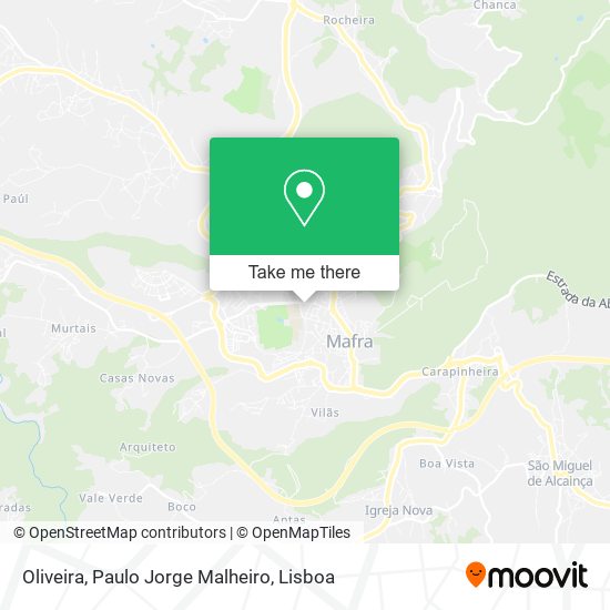 Oliveira, Paulo Jorge Malheiro mapa