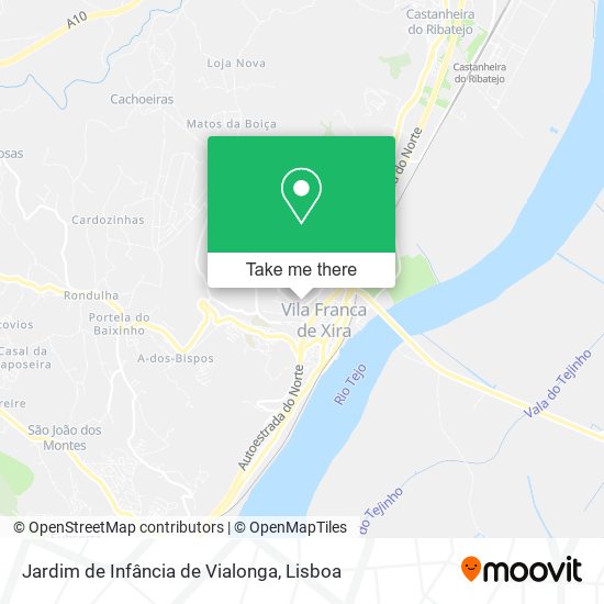 Jardim de Infância de Vialonga map