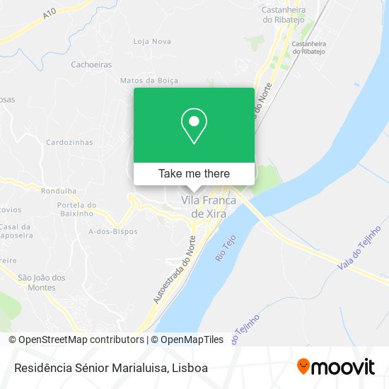 Residência Sénior Marialuisa map
