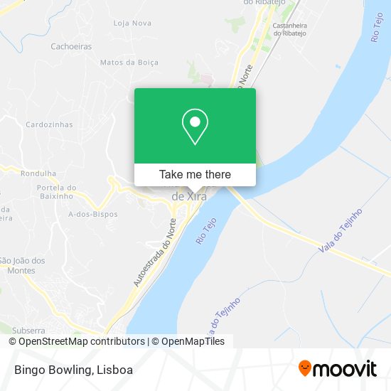 Bingo Bowling mapa