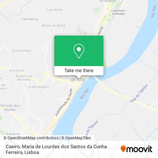 Caeiro, Maria de Lourdes dos Santos da Cunha Ferreira map