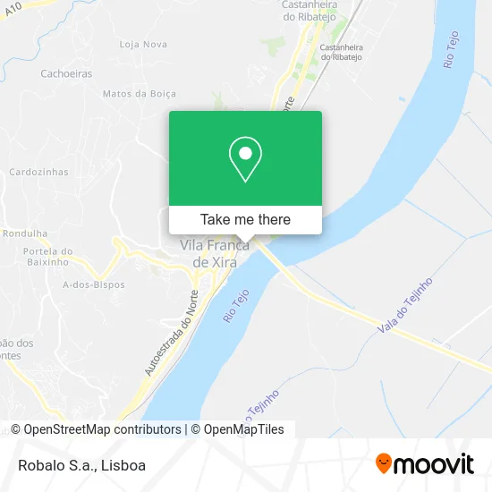 Robalo S.a. map