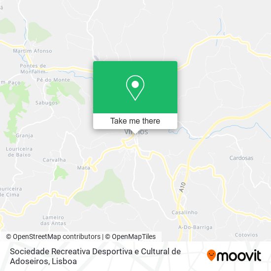 Sociedade Recreativa Desportiva e Cultural de Adoseiros map