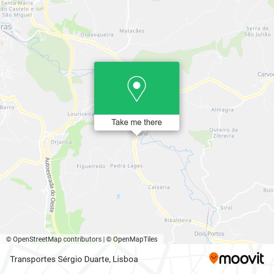 Transportes Sérgio Duarte map