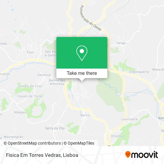 Física Em Torres Vedras map