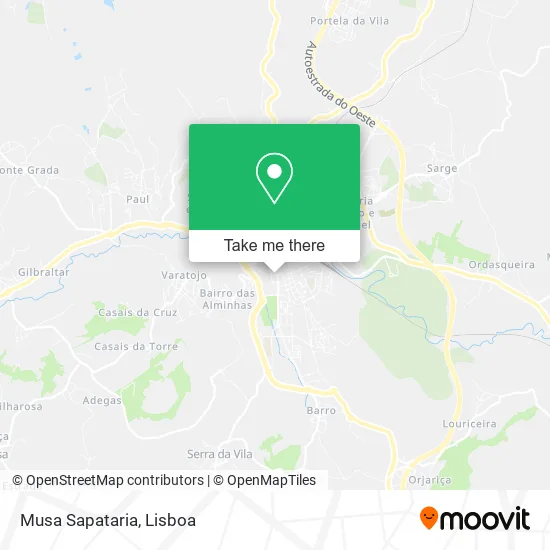 Musa Sapataria map