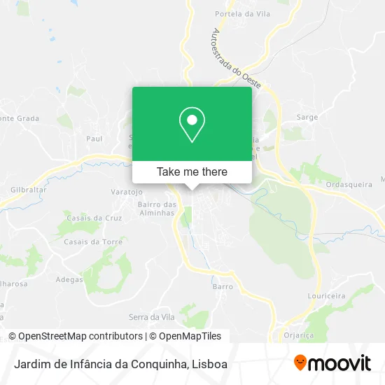 Jardim de Infância da Conquinha map