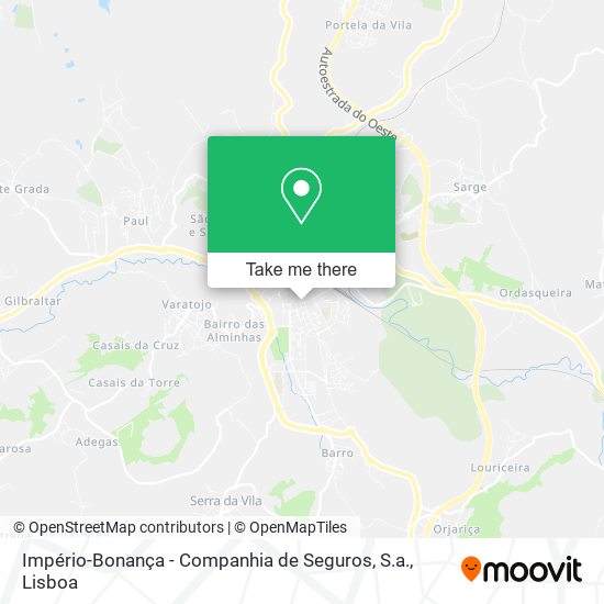 Império-Bonança - Companhia de Seguros, S.a. map