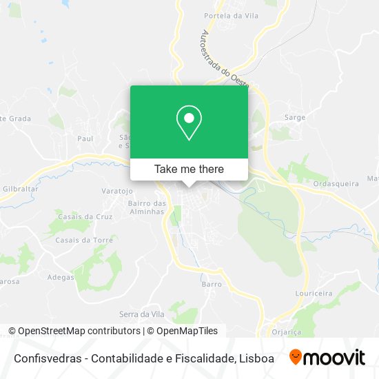 Confisvedras - Contabilidade e Fiscalidade map