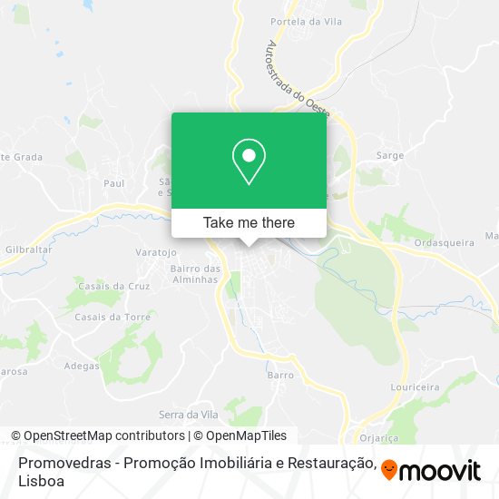Promovedras - Promoção Imobiliária e Restauração map