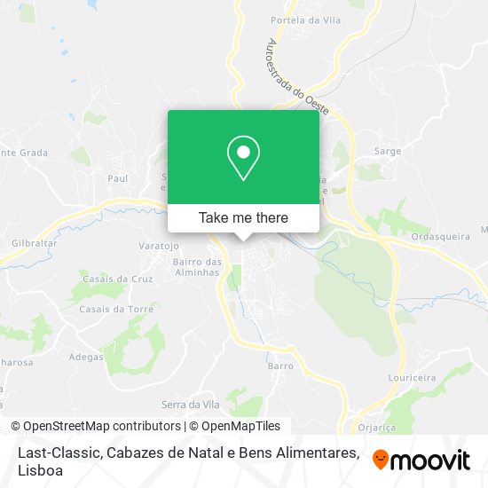 Last-Classic, Cabazes de Natal e Bens Alimentares map