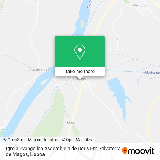 Igreja Evangélica Assembleia de Deus Em Salvaterra de Magos mapa
