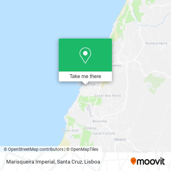 Marisqueira Imperial, Santa Cruz mapa