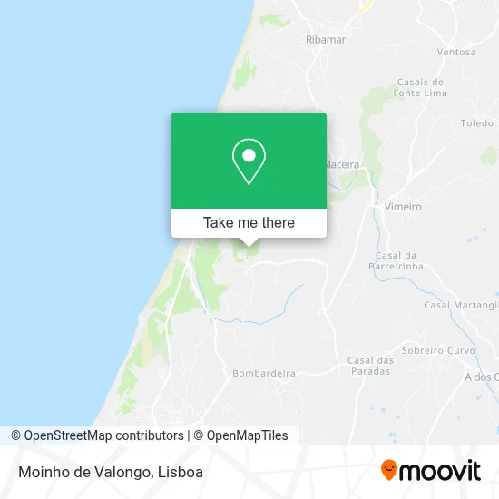 Moinho de Valongo map