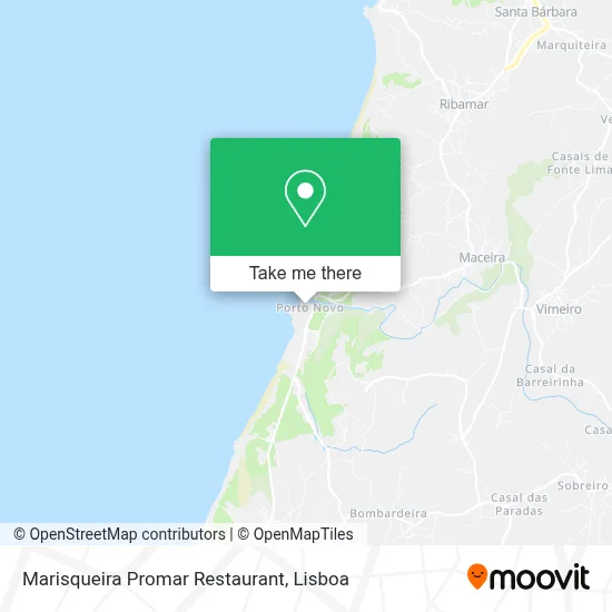 Marisqueira Promar Restaurant map