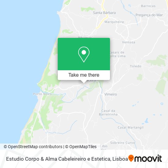 Estudio Corpo & Alma Cabeleireiro e Estetica mapa