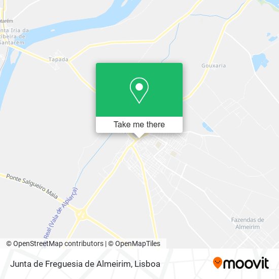 Junta de Freguesia de Almeirim map