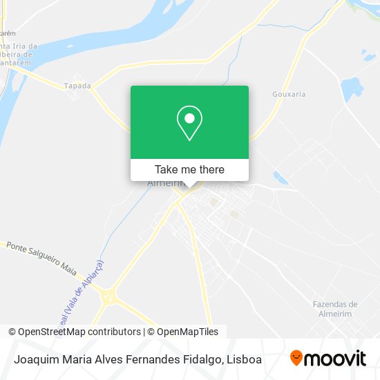 Joaquim Maria Alves Fernandes Fidalgo mapa