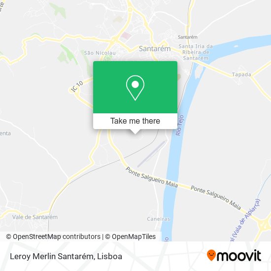 Leroy Merlin Santarém mapa
