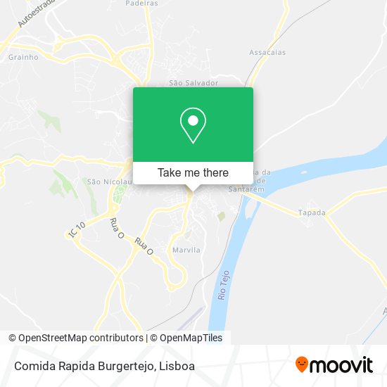 Comida Rapida Burgertejo map