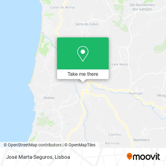 José Marta-Seguros map