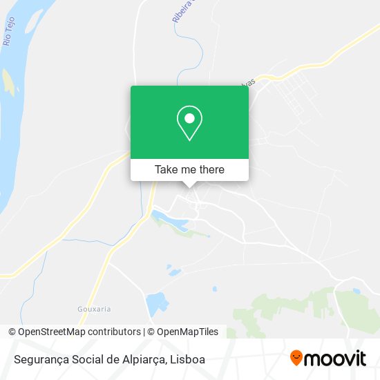 Segurança Social de Alpiarça mapa