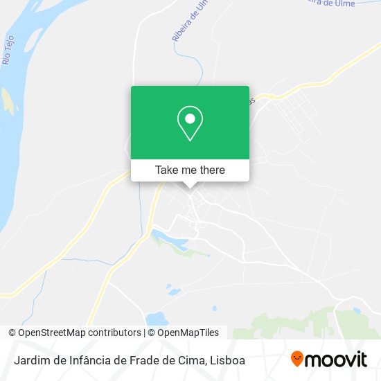 Jardim de Infância de Frade de Cima map