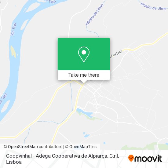 Coopvinhal - Adega Cooperativa de Alpiarça, C.r.l map