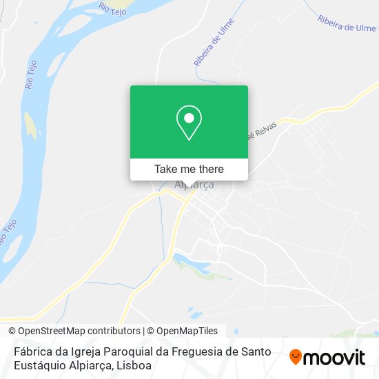 Fábrica da Igreja Paroquial da Freguesia de Santo Eustáquio Alpiarça map
