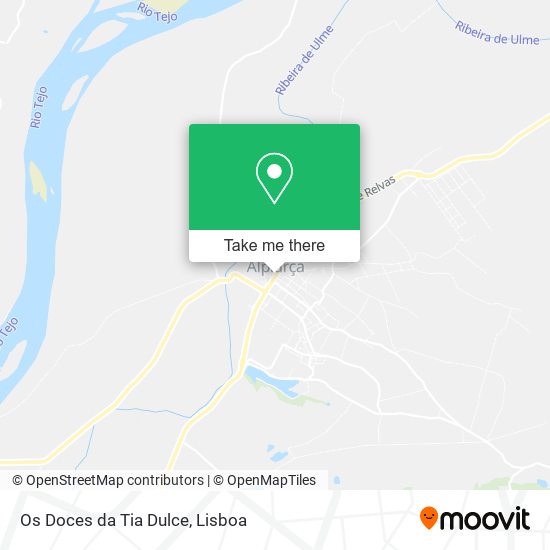Os Doces da Tia Dulce mapa