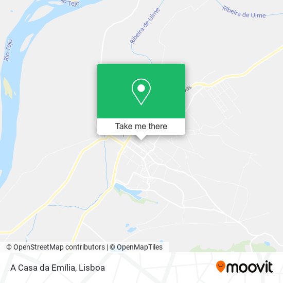 A Casa da Emília mapa