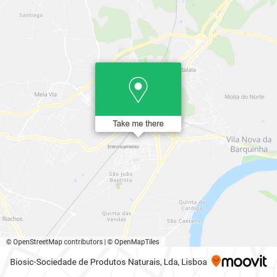 Biosic-Sociedade de Produtos Naturais, Lda mapa