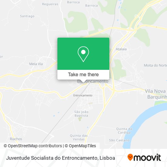 Juventude Socialista do Entroncamento map