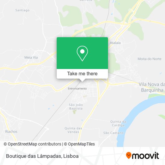 Boutique das Lâmpadas map