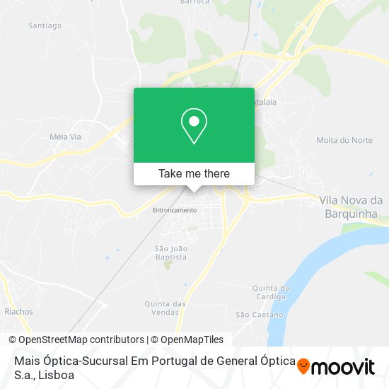 Mais Óptica-Sucursal Em Portugal de General Óptica S.a. mapa