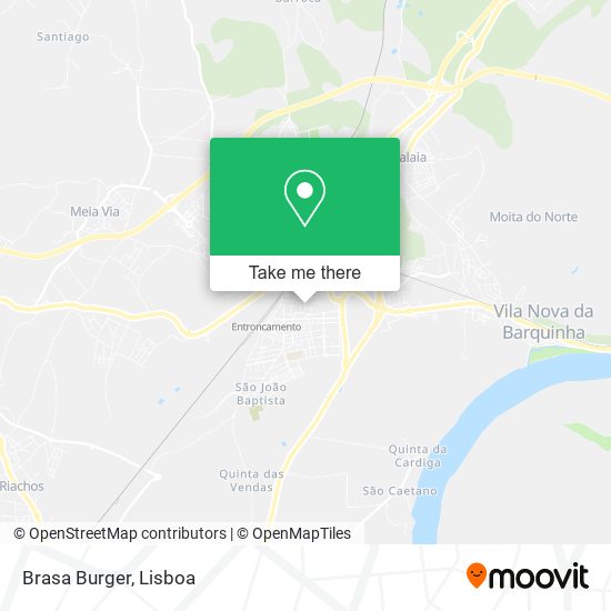 Brasa Burger map