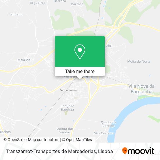 Transzamot-Transportes de Mercadorias map