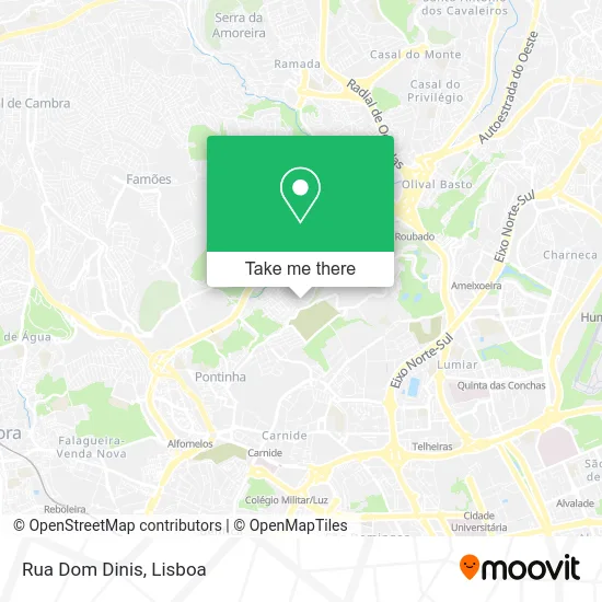 Rua Dom Dinis map
