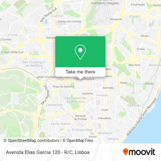 Avenida Elias Garcia 120 - R/C map