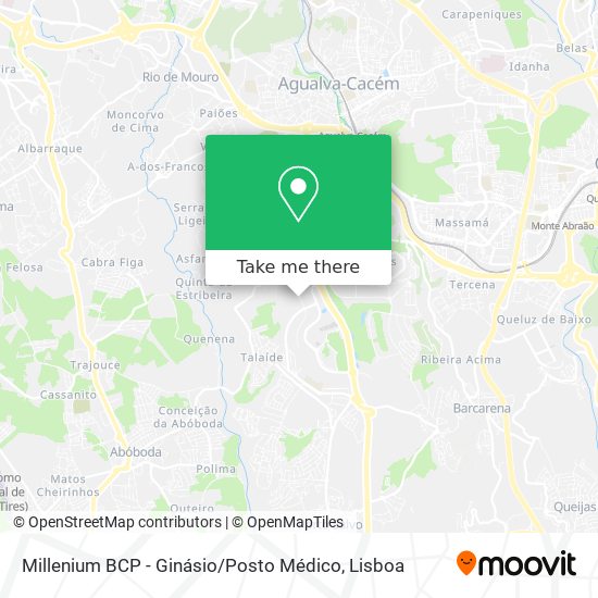 Millenium BCP - Ginásio / Posto Médico map